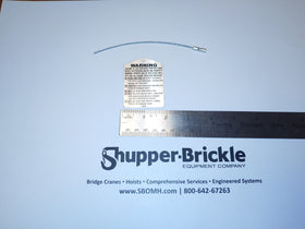 22688301 HOIST WARNING TAG - 0