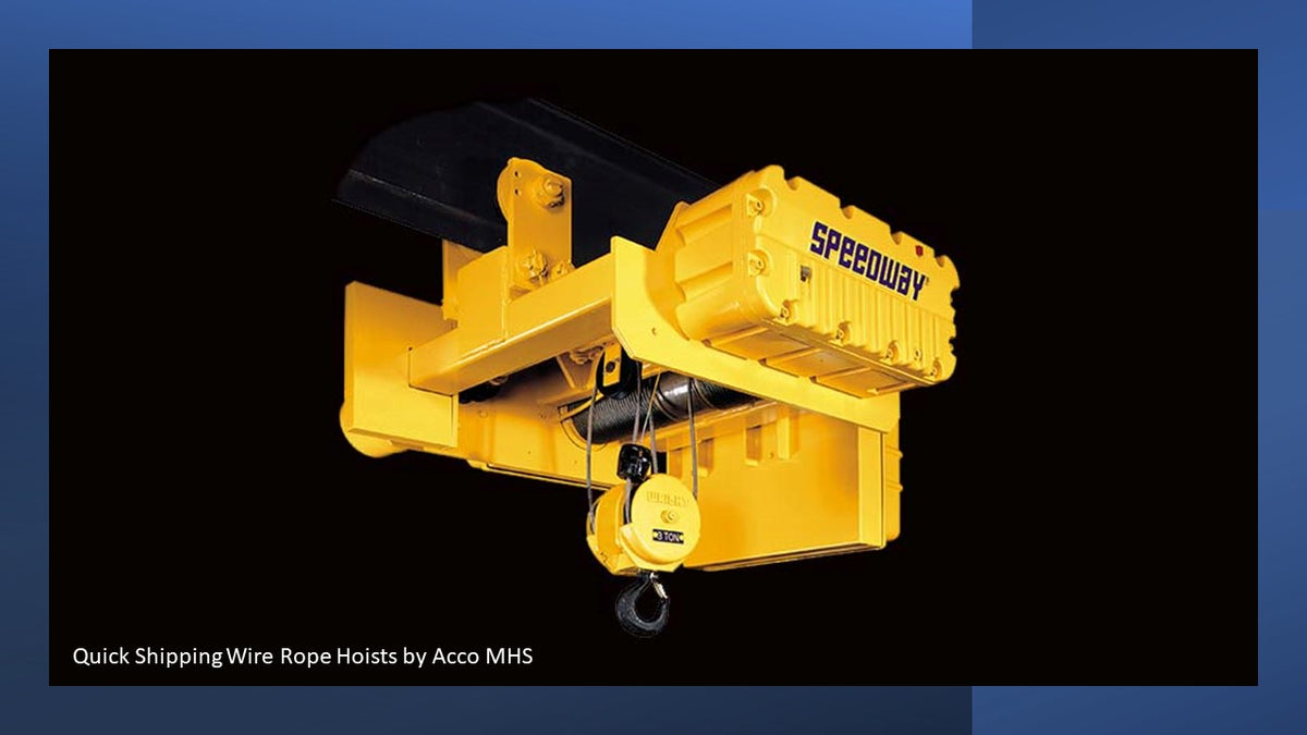 Quick Shipping Hoists, Cranes & Engineered Lifting Systems