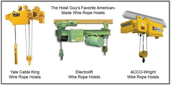 American Made Hoists Versus Imported Hoists