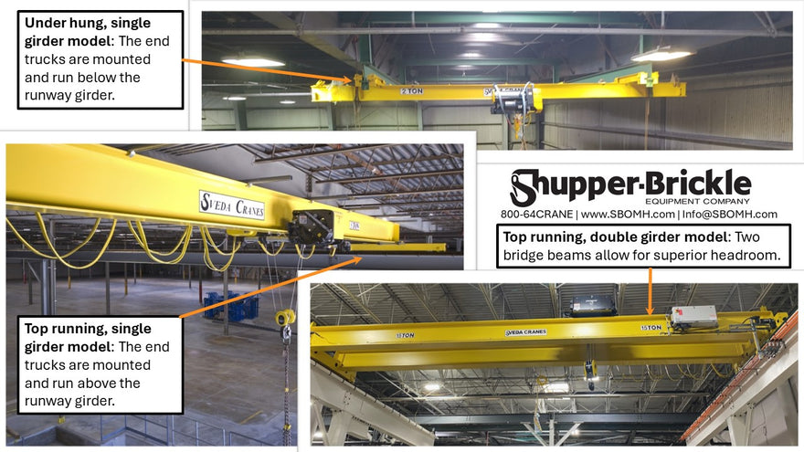 Comparing & Contrasting Three Bridge Crane Designs