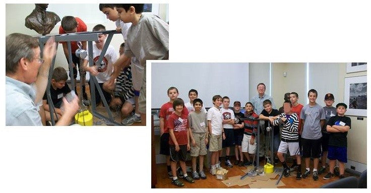 Shupper-Brickle President volunteers for engineering summer camp