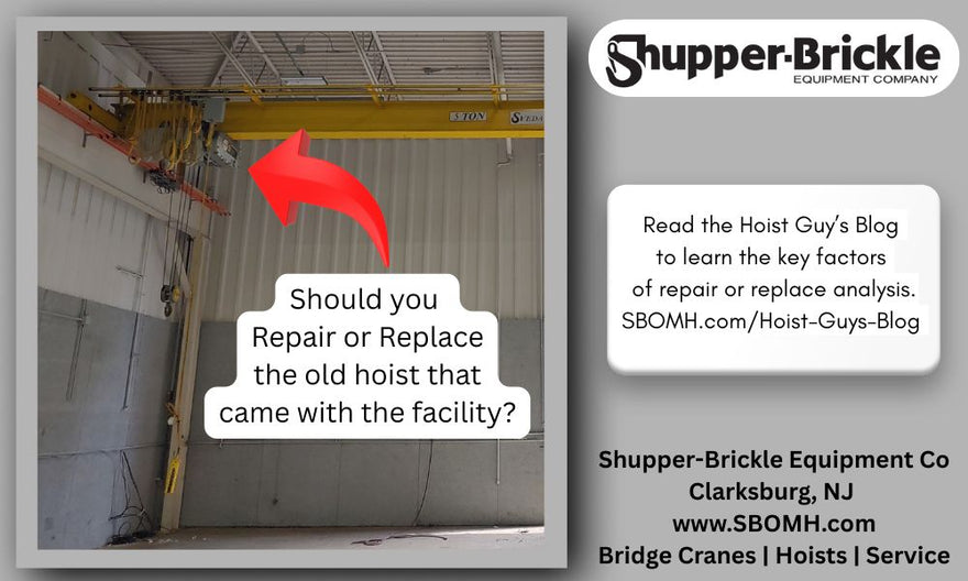 Repair or Replace your hoist? Read our blog to learn more!