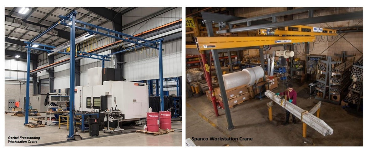 Workstation Cranes | Enclosed Track | Workstation Rail Lifting Systems