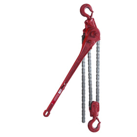 05115W G Series Ratchet Lever Hoist, 3 Ton Capacity, 57 in Lift, 27.625 in Handle, Double Pawl