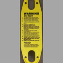 Warning Tag for Budgit Hoists - required for OSHA compliance