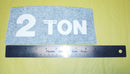 675J4B CAP SIGN, 2-TON-2