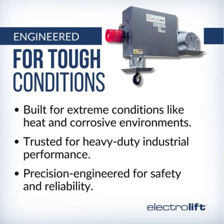 Wire Rope Hoists by Electrolift