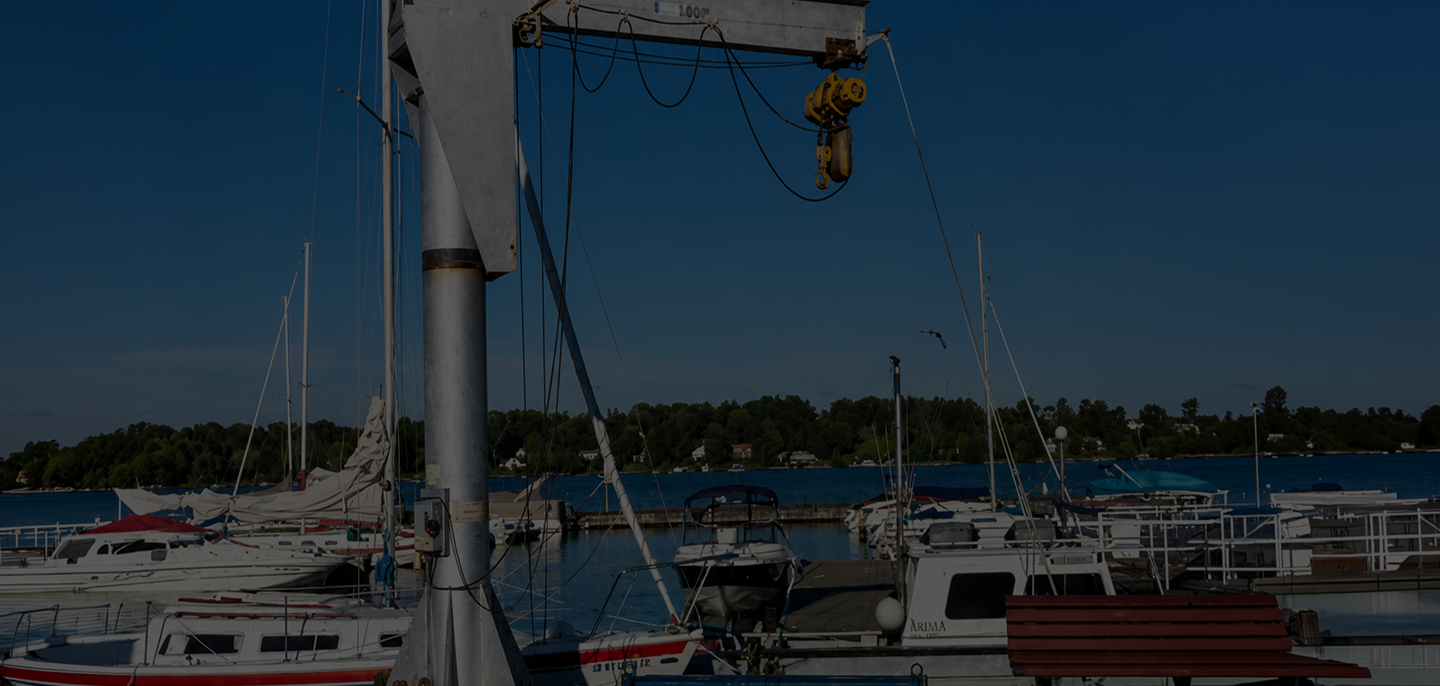 Marina & Yacht Club Hoists & Cranes