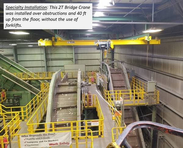 Sveda Bridge Cranes - Custom Designed & Built for your overhead lifting needs