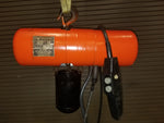 CM Industrial Lodestar hoist, USED CONDITION, 1/4T capacity, 10 ft lift, 230/460V, 32 FPM, Model C