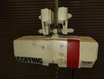 Coffing EC1 hoist, LIKE NEW CONDITION, 1/2T capacity, 12 ft lift, 230/46V, 16 FPM, Model #ECT1016-3