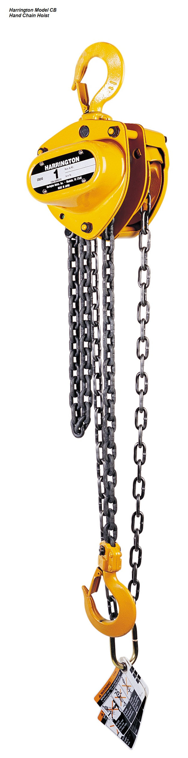 Manual Chain Hoists & Trolleys by Harrington