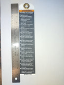 WTAG7 Harrington Warning Tag - Powered Hoists - Bilingual, Replaces #E2D931125-1