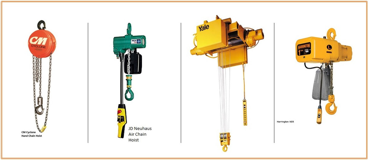 Hoists, Hoist Parts & Services - Manual, Electric, Wire Rope