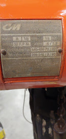 CM Industrial Lodestar Hoist, Model A , USED CONDITION, 1/8 Ton Cap, 10 FT Lift, 230/460, 32FPM-3