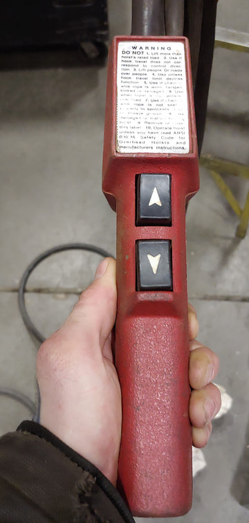 CM Industrial Lodestar Hoist, Model B , USED CONDITION, 1/4 Ton Cap, 10 FT Lift, 230/460 - 0