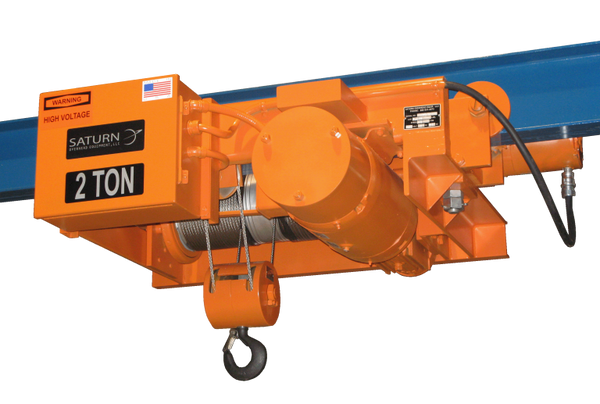 Wire Rope Hoists by Saturn Overhead Equipment