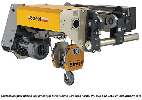 Wire Rope Hoists by Street Crane