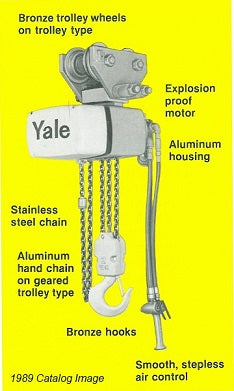 Yale Hoists KEL and KAL Obsolete Repair Parts - 0