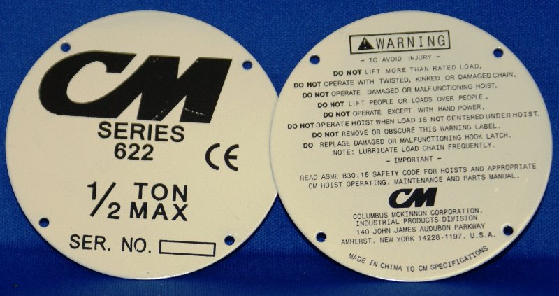 CM Hoist 22603